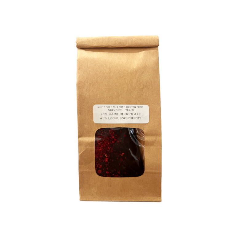 Vegan 70% Dark Chocolate Raspberry